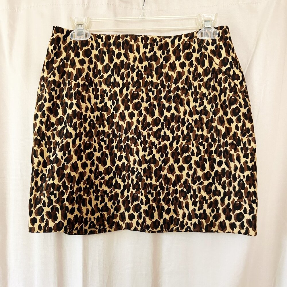 Vintage ABS Allen Schwartz Leopard Mini Y2k